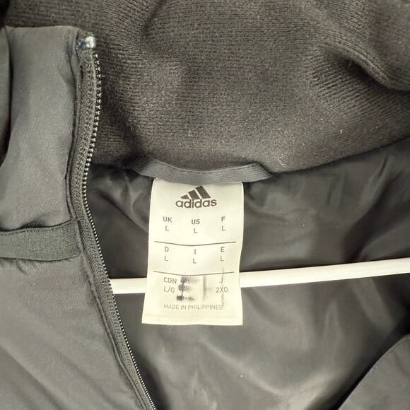 Adidas Tiro 17 LA Galaxy San Diego Winter Jacket Adult Large Black Puffer - Picture 8 of 12